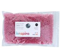 Rocaille de verre ronde couleur intérieur rose 3,0mm 500gr. Sachet