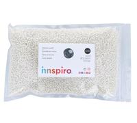 Rocaille de verre ronde ivory blanc 2,3mm 500gr. Sachet