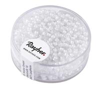 Rocailles Arktis, lustrées, 2,6 mm boîte 17 g, blanc