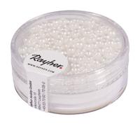 Rocailles cirées, 2,6mm, Boîte 7g, blanc