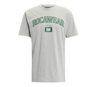 ROCAWEAR T-Shirt gris / roseau / noir, Taille L