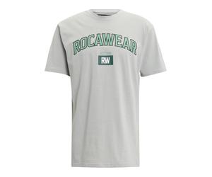 ROCAWEAR T-Shirt gris / roseau / noir, Taille L