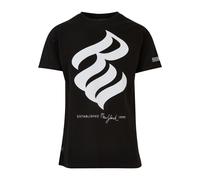 ROCAWEAR T-Shirt noir / blanc, Taille S