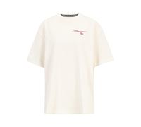 ROCAWEAR T-shirt oversize 'Crown' gris / rouge / noir / blanc, Taille L