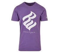 ROCAWEAR T-Shirt violet / blanc, Taille M