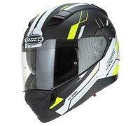 ROCC Rocc 891 Casque Intégral Mat/Noir/Jaune néon 2XL unisex