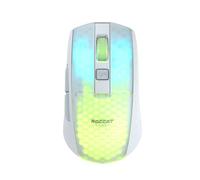 Roccat Burst Pro Air - Souris de jeu RGB sans-fil légère et symétrique, avec capteur optique Owl-Eye de 19 000 PPP, interrupteurs optiques, ROCCAT Titan Wheel, poids de 81 grammes, blance