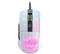 Roccat Burst Pro - Souris de jeu optique pro ultra-légère (haute-précision, capteur optique Owl-Eye (100 à 16 000 DPI), rétroéclairage RGB AIMO LED, seulement 68 g, conçue en Allemagne), blanc