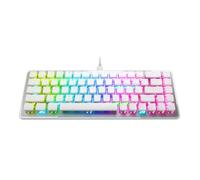 Roccat - Clavier de jeu mécanique optique Vulcan II Mini Blanc avec éclairage RGB - Disposition QWERTY américaine