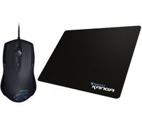 Roccat Ensemble De Jeux Bundle Souris À Trois Boutons + Tapis De Souris Kanga