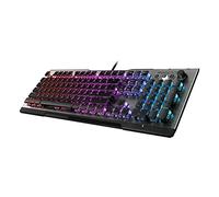 ROCCAT Vulcan 100 AIMO Clavier mécanique de Jeu pour PC, éclairage RVB, Silencieux, éclairage LED par Touche, commutateurs Marron, Plaque supérieure en Aluminium, argenté