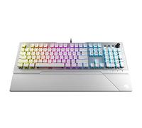 Roccat Vulcan 122 - Clavier de Jeu Blanc, GAMING mécanique RGB, Rétro-Éclarage LED Aimo Multicolore touche par touche, Switchs Titan, Conception Durable (Plaque Supérieure en aluminium)