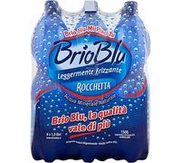 Rocchetta Brio Blu Acqua Minérale Naturale Légèrement pétillante Eau minérale naturelle Frizzante 1,5 l Eau italienne