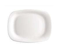 Rocco Bormioli - Assiette blanche rectangulaire de la collection Parma - Mesures 20 x 28 cm
