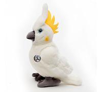 Rocco - Doudou en peluche cacatoès - Perroquet - Blanc