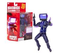 Rocco Giocattoli Skibidi Toilet Série 1 - Deluxe Action Figure 15 cm - Dark TV Man