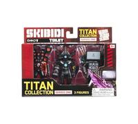 Rocco Giocattoli Skibidi Toilet Série 1 - Titan Action Figures 10 cm - Pack de 3