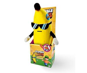 Rocco Giocattoli Stumble Guys Peluche 25 cm avec Fonctions Banana Guy