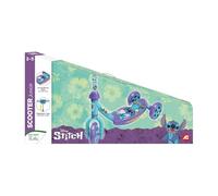 Rocco Giocattoli Trottinette Stitch à 3 Roues Bleu et Violet, Guidon Ergonomique, Pied antidérapant pour Enfants 2 Ans Poids Maximum 20 kg