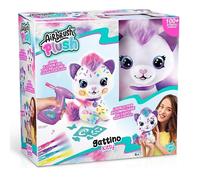 Rocco Jouets Aérographe Peluche Gattino Kitty 32 Cm
