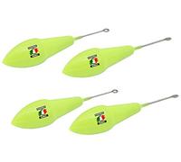 Roccotop Lot de 4 plombs plastifiés Extra phosphorescents 75 g