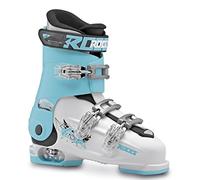 ROCES Atomic Chaussures de Ski pour Enfant, Taille Ajustable Noir Black-Lime 36/40