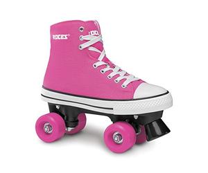 Roces Chuck Classic Patins à roulettes Quad, Enfant, Chuck Classic Roller, Rose Profond
