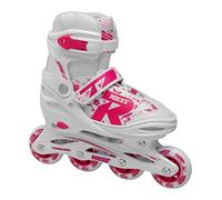 Roces Jokey 2.0 Girl 38/41 - Roller en Ligne, Fille, Couleur : Blanc/Rose/Violet
