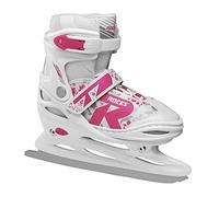 Roces Jokey Ice 2.0 Patins à Glace réglables pour Fille Blanc/Fuchsia Pointure 30-33