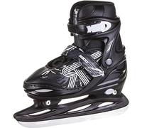 Roces Jokey Ice 3.0 Boy - Patins à Glace réglables pour Enfants avec Coque en PE - Chaussure Anatomique Thermo-Isolante, Fermeture à Levier avec Lacets - Lame de Hockey en Acier/Carbone - Différentes
