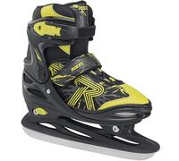 Roces Jokey Ice 3.0 Patins À Glace Pour Enfants Ajustables Noir/Vert Lime