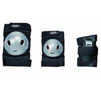 Roces Kit de Protections Basic, 3 Zones Noir Noir s