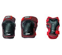 Roces kit de Protections ventilat de 3-Rouge/Noir - 301352-002 sJR