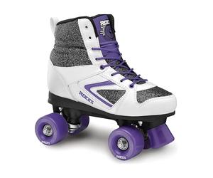 Roces kolossal Roller Rollers/Patins à roulettes Street, Mixte, Kolossal, Glitter-White-Purple