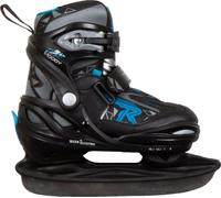 Roces Moody 3.0 Patins à glace ajustables pour enfants (Noir|36-40)