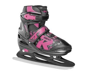 Roces Patins à Glace Jokey Ice 2.0 Girl réglable 34-37 Noir/Fuchsia