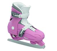 Roces Patins à Glace pour Enfant MCK II F - Taille réglable - Rose foncé et Blanc - Pointure 25-29