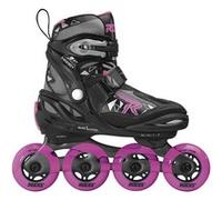 Roces patins à roues alignées Moody Girl filles noir/rose Rose G