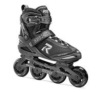 Roces Pic Patins en Ligne Unisexe, Noir/Argent, 42