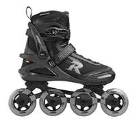 Roces Pic Tif Patins en Ligne Mixte, Noir/Gris Clair, 41