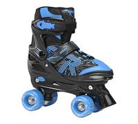 Roces Quaddy 3.0 Boy Patins à roulettes pour garçon Taille réglable, Fille, 550094, Noir/Bleu, 26/29