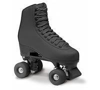 Roces RC1 Classic Roller Patins à Roulettes, Pour Femmes et Homme, Quad Skates Adulte, Noir, 42