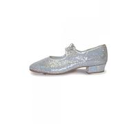 Roch Valley Claquettes à Talons Bas pailletées 38 Hologramme Argent