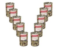 ROCHAMBEAU Champignons de Paris Pieds et Morceaux - Lot de 10 boîtes x 400 g | Tendres et Savoureux