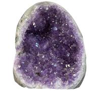 Roche de cristal d'améthyste naturelle 300-400g, pierre spirituelle géode pour la décoration de la maison, du bureau et la voiture