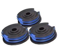 Greenworks Bobine double de cordon ATR-3-165SPOOL – 1,65 mm, 4,8 m, 3 pièces pour 40V