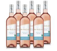 Roche Mazet - Merlot - Vin Rosé - IGP Pays d’Oc - Terra Vitis - Lot de 6 bouteilles x 75 cl