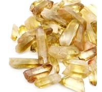 Roche Naturelle Jaune fumé, Quartz, Points de Cristal Brut, pour Cadeau, Vente en Gros, 500g
