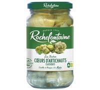 Rochefontaine Coeurs d'Artichauts Premium en Bocal 37cl - Saveur Délicate - 210g Délices d'Artichauts Cueillis à la Main - Épicerie - Le Lot De 3