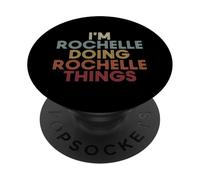 Rochelle Name Rochelle Personalized Name First Given PopSockets PopGrip Adhésif